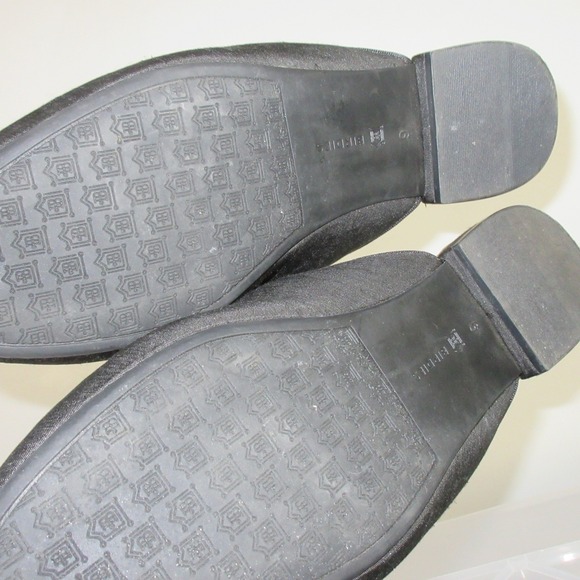 Birdies Fabric Slippers Loafers Flats Shoes Women 9 Black Quilted Comfort 398 - Picture 6 of 12